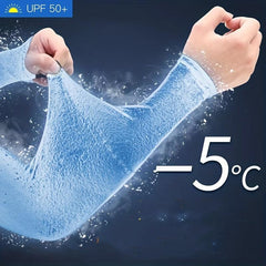 Women Sun Protection Arm Sleeves Outdoor Cycling UV Protection Arm Sleeves