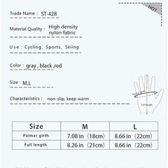 Outdoor Mountain Bike Riding Gloves - Breathable and Quick Drying