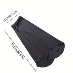 Sunscreen Fingerless Gloves for Women, Solid Color Cycling Sports Gloves