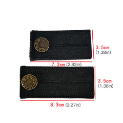 3pcs Denim Waist Extender Button Waistband Expanders for Men and Women