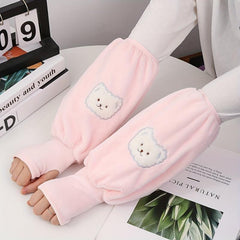 Thicken Warm Sleeves Dirtyproof Soft Comfortable Sleeves