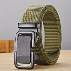 Men's Toothless Automatic Buckle Nylon Waistband