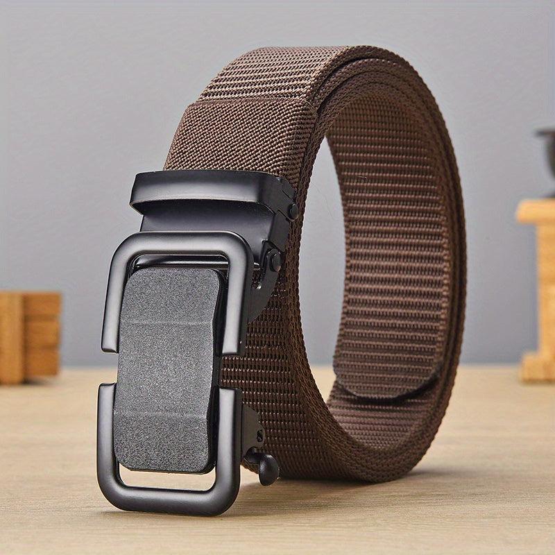 Men's Toothless Automatic Buckle Nylon Waistband
