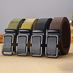 Men's Toothless Automatic Buckle Nylon Waistband