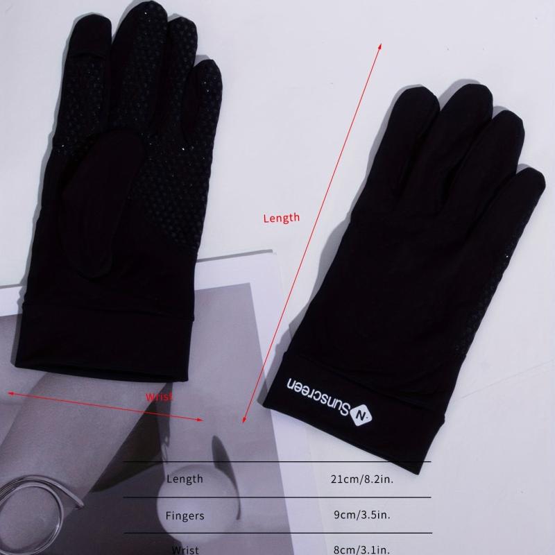Sunscreen Ice Gloves Thin Breathable UV Protection Gloves For Women