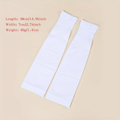 3 Pairs Half Finger Arm Sleeves for Outdoor Cycling