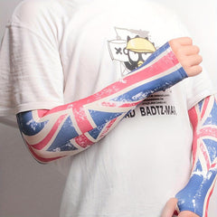 British Flag Ice Sleeves UV Protection Gloves