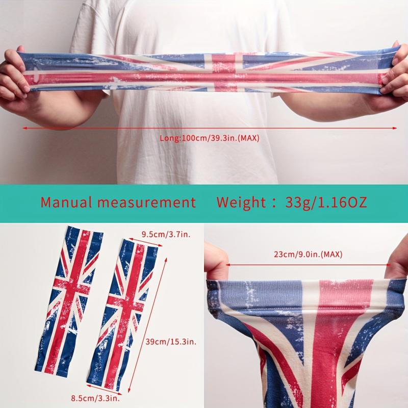 British Flag Ice Sleeves UV Protection Gloves