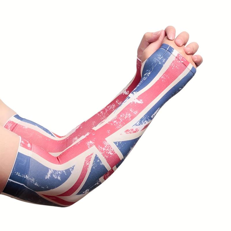 British Flag Ice Sleeves UV Protection Gloves