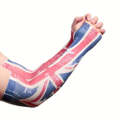 British Flag Ice Sleeves UV Protection Gloves