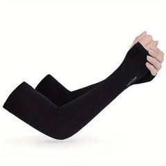 Sunproof Ice Sleeve Solid Long Gloves UV Protection