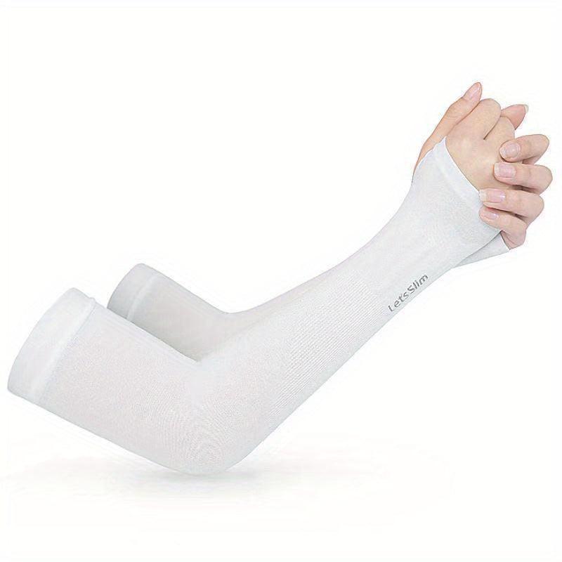 Sunproof Ice Sleeve Solid Long Gloves UV Protection