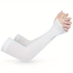 Sunproof Ice Sleeve Solid Long Gloves UV Protection