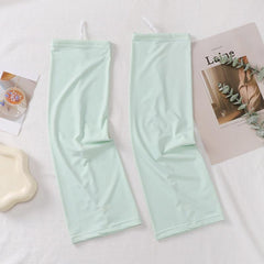 Candy Ice Sleeves UV Protection Gloves for Cycling Fishing