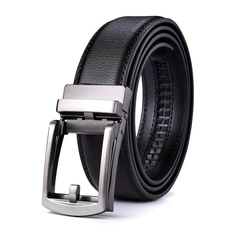 Leather Automatic Buckle Belt Pure Cowhide Men's Casual Business