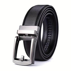 Leather Automatic Buckle Belt Pure Cowhide Men's Casual Business