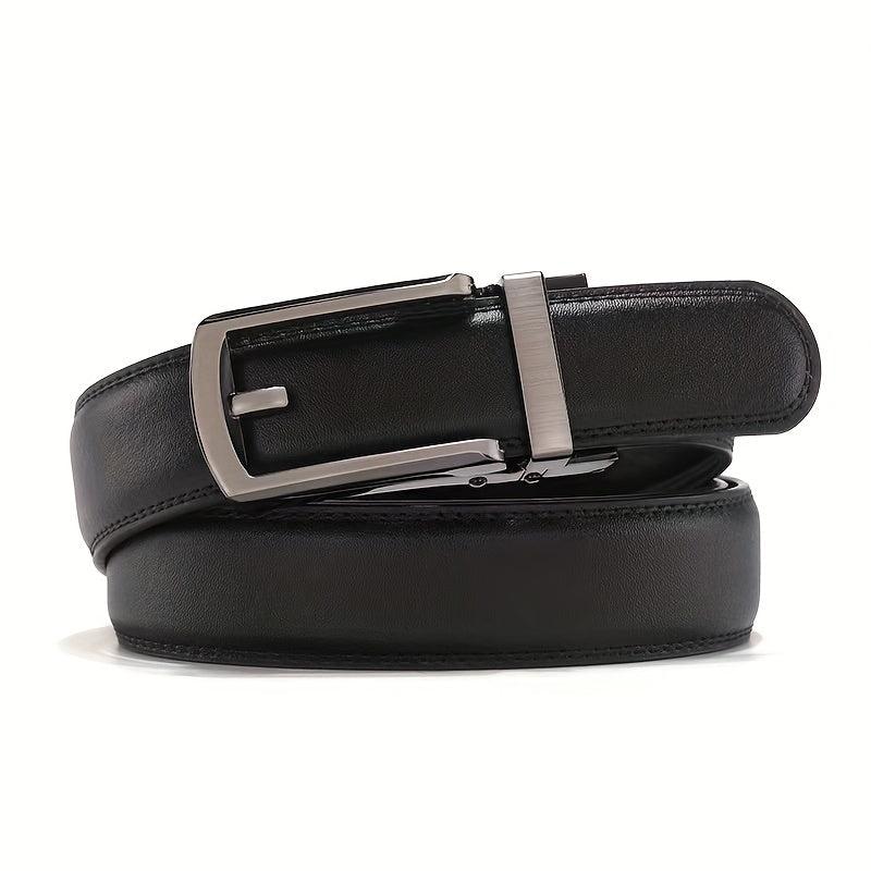 Leather Automatic Buckle Belt Pure Cowhide Men's Casual Business