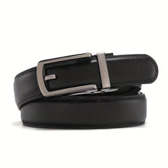 Leather Automatic Buckle Belt Pure Cowhide Men's Casual Business