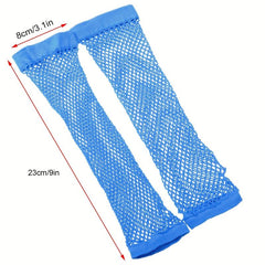 Y2K Fishnet Long Gloves Solid Mid length Gloves Punk Fingerless Gloves For Women