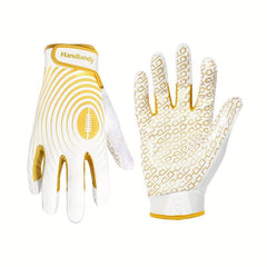 Adjustable Closure Football Gloves Sticky Wide Receiver Gloves