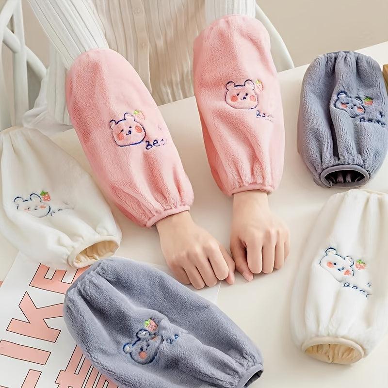 Colorful Cartoon Bear Sleeves Work Student Anti dirty Sleeve