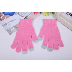 Knitted Warm Full Finger Touch Screen Gloves for Driving Cycling Skiing