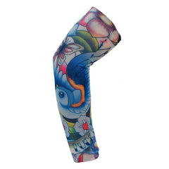 Seamless Tattoo Sleeves Arm Ice Sleeves Women's Summer Cycling Driving