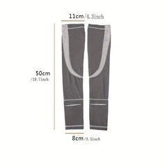 Sunscreen Ice Sleeves Breathable Half Finger Gloves