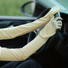 UV Protection Arm Ice Sleeves Sunscreen Sleeve With Thumb Hole