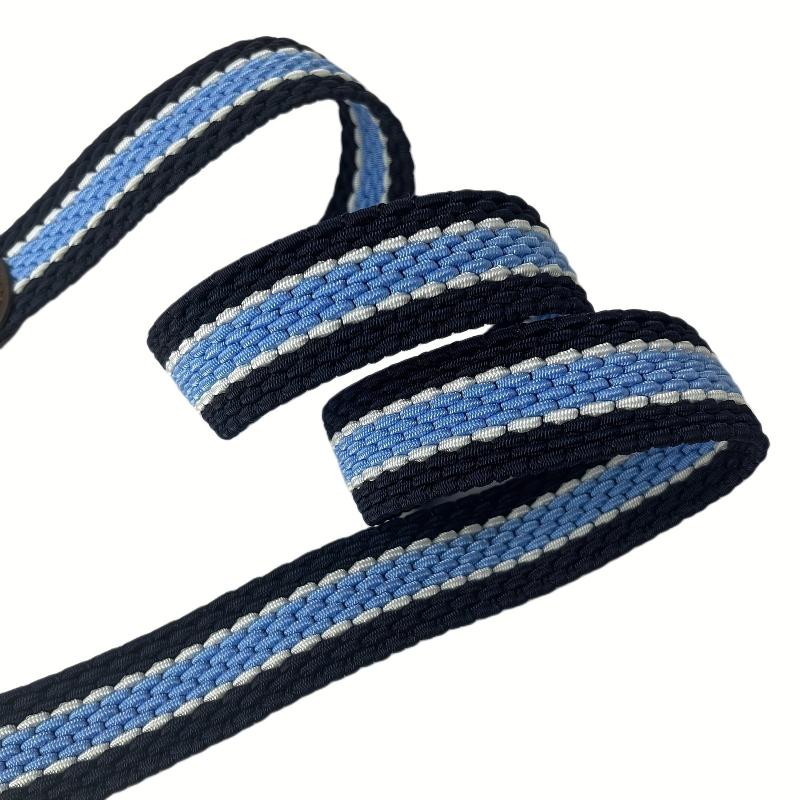 Men's Elastic Braided Belt Stretch Canvas Waistband Outdoor Casual Jeans Belt