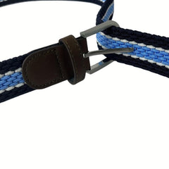 Men's Elastic Braided Belt Stretch Canvas Waistband Outdoor Casual Jeans Belt
