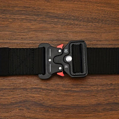 Outdoor Sports Tactical Belt Plastic Snap Canvas Belt 3 Colors