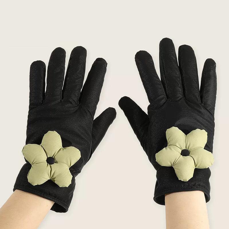 Women's Winter Fleece Touch Screen Gloves Waterproof