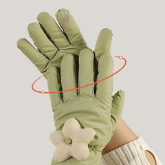 Women's Winter Fleece Touch Screen Gloves Waterproof
