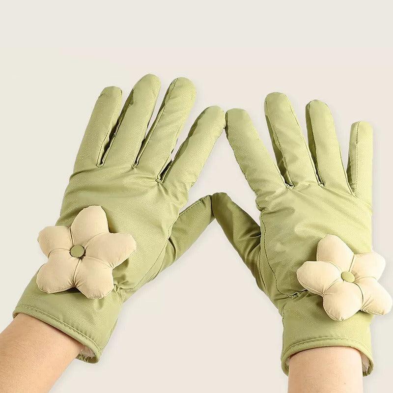 Women's Winter Fleece Touch Screen Gloves Waterproof