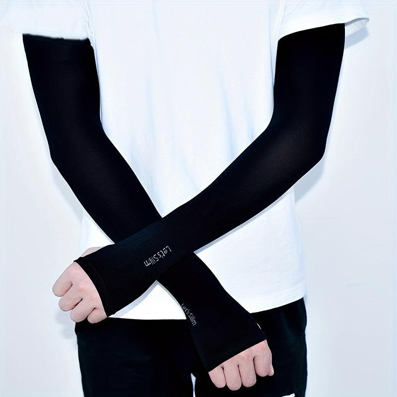 UV Protection Long Arm Sleeves with Thumb Hole