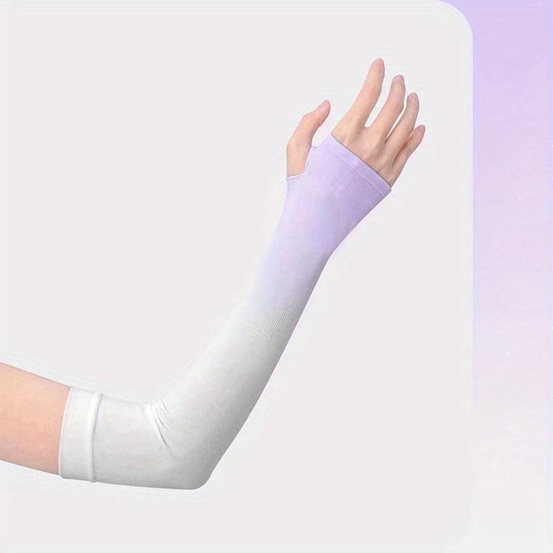 Gradient Fingerless Arm Sleeves for Men and Women