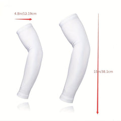Sunscreen Elastic Arm Sleeves UV Protection For Men and Women