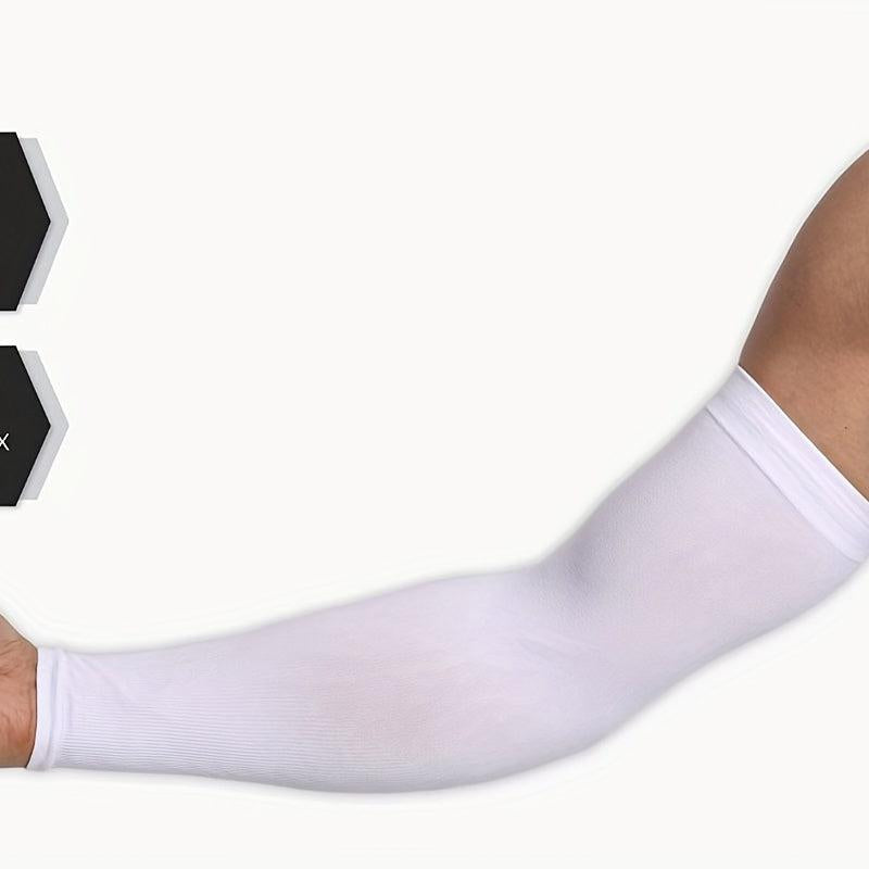 Sunscreen Elastic Arm Sleeves UV Protection For Men and Women
