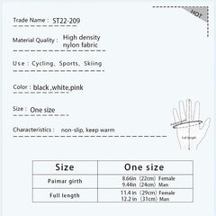 Women's Winter Fleece Waterproof Windproof Ski Gloves