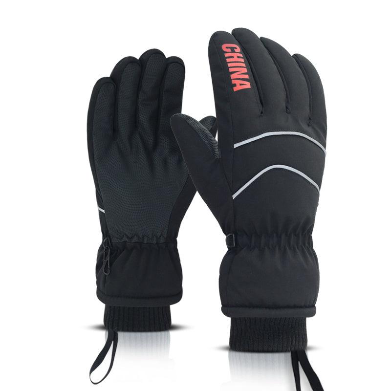 Women's Winter Fleece Waterproof Windproof Ski Gloves