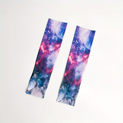 Starry Sky Ice Sleeves Unisex Print UV Protection Gloves