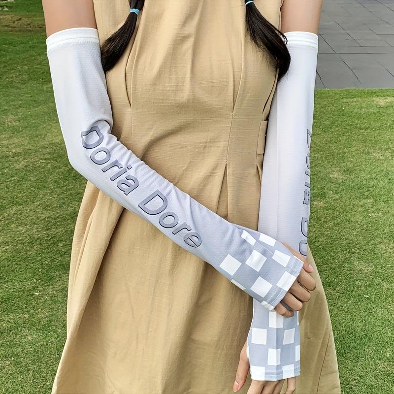 Gradient UV Protection Long Ice Sleeves