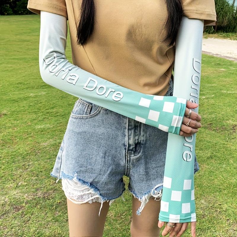 Gradient UV Protection Long Ice Sleeves