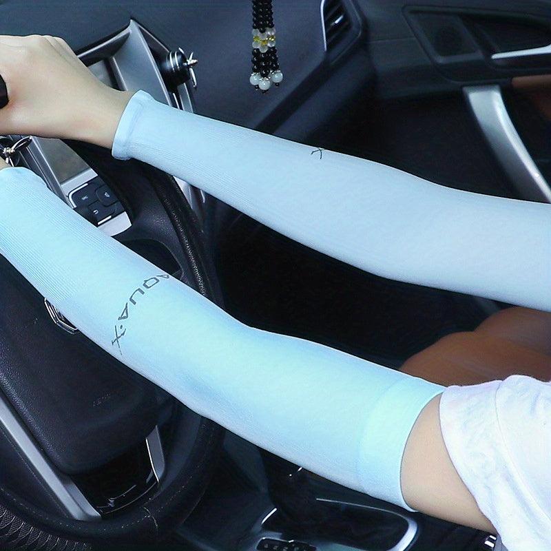 Casual Ice Sleeves UV Protection Sunproof Long Sleeve Elastic Sleeve