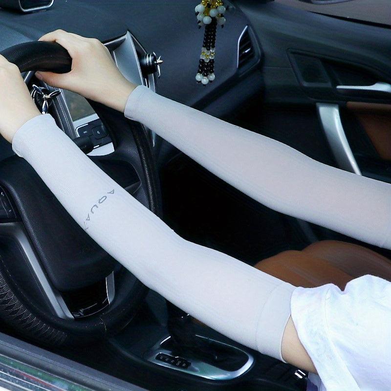 Casual Ice Sleeves UV Protection Sunproof Long Sleeve Elastic Sleeve
