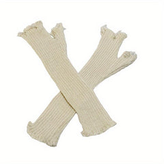 Knitted Ripped Tassel Punk Gloves Gothic Fingerless Mittens