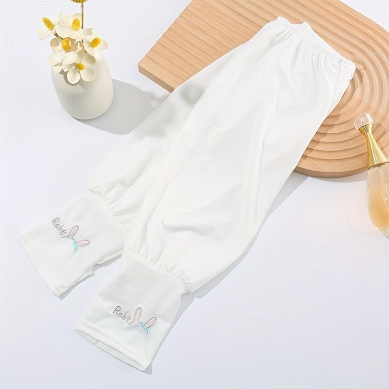 Cartoon Rabbit Arm Sleeves Unisex Sunscreen Ice Sleeves Outdoor Protection