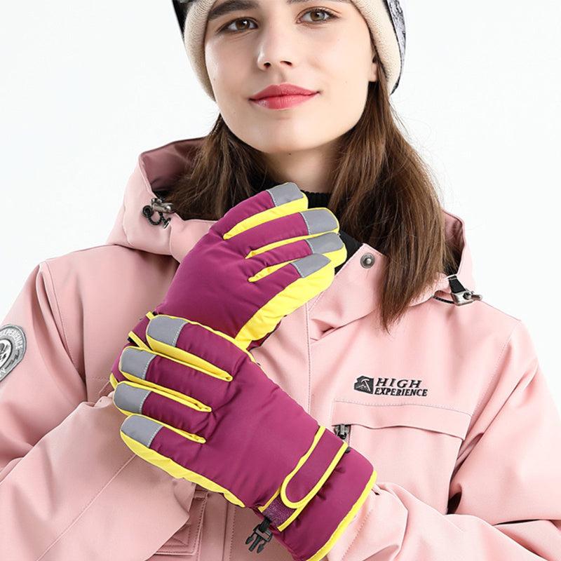 Women's Winter Ski Gloves Thermal Windproof Waterproof Cold Weather Glove
