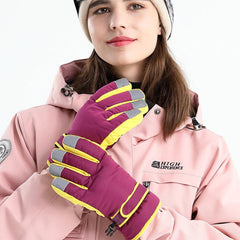 Women's Winter Ski Gloves Thermal Windproof Waterproof Cold Weather Glove